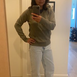 Sage green bamboo knit size XS hoodie 2021